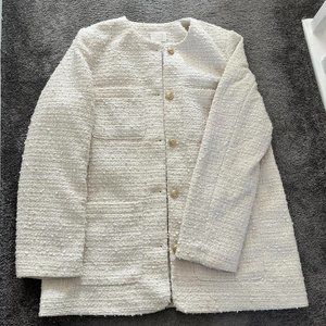 HM Womens Cream Coat